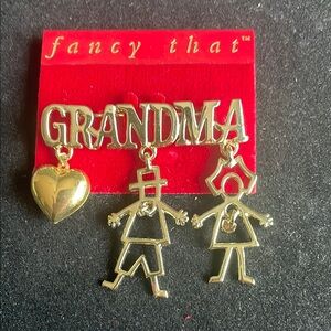 Fancy That Grandma Charm Brooch